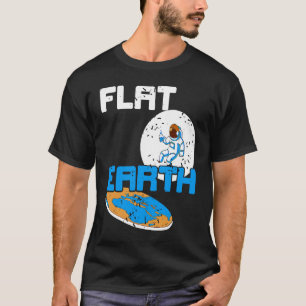 FLAT Earth Retro Vintage Flat Earther Society Pres T-Shirt