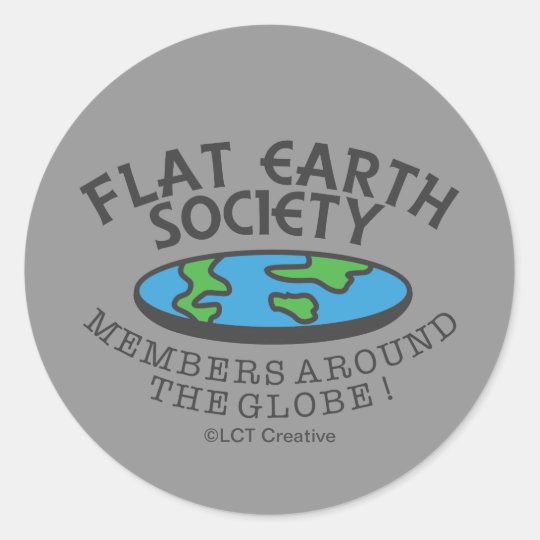 flat earth society logo