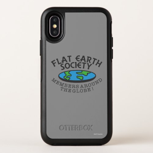 Flat Earth Society Members Around The Globe OtterBox Symmetry iPhone X Case