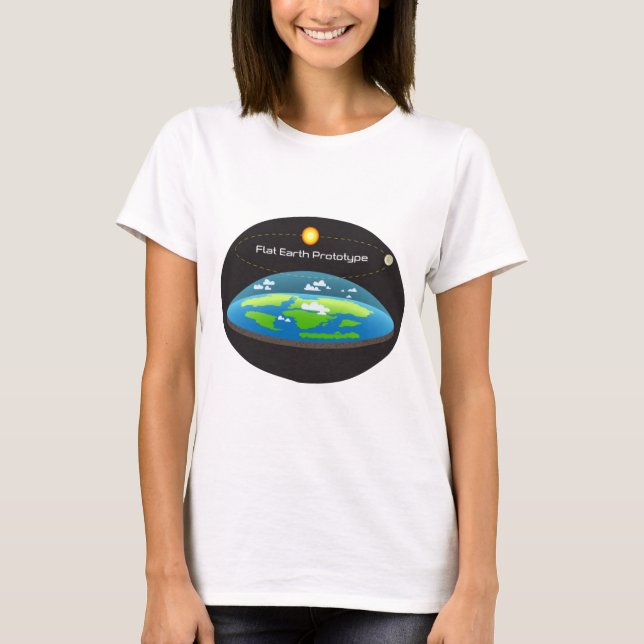 Flat earth T-Shirt (Front)