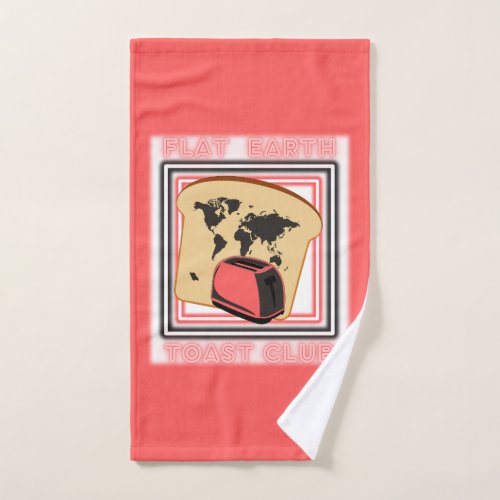 Flat Earth Toast Club Bath Towel Set