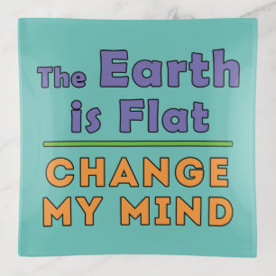 Flat Earth Trinket Tray