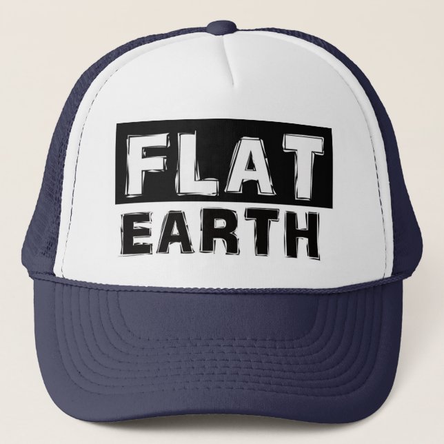 Flat Earth Trucker Cap (Front)