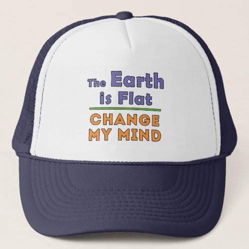 Flat Earth Trucker Hat