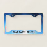 Flat Earth Truth License Plate Frame at Zazzle