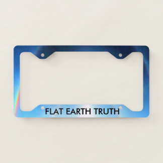 FLAT EARTH TRUTH LICENSE PLATE FRAME