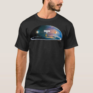 Flat Earth YOU ARE HERE T-Shirt