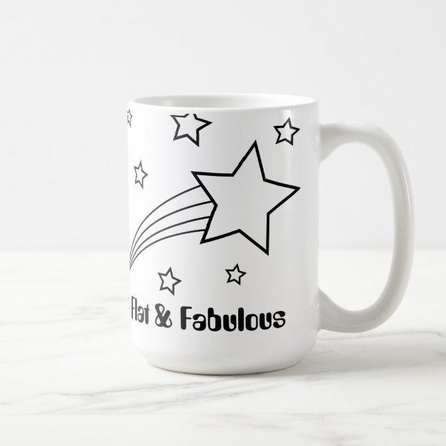 Flat & Fabulous mug (Right)