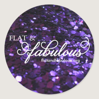 Flat & Fabulous stickers