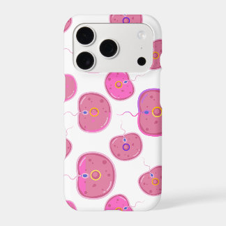 Flat Fertilization Illustration iPhone 17 Pro Case