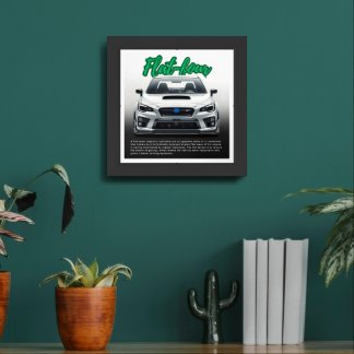 Flat-Four engines Framed Art