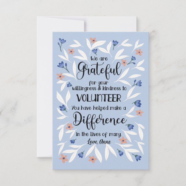 Flat Greeting Card (Front)