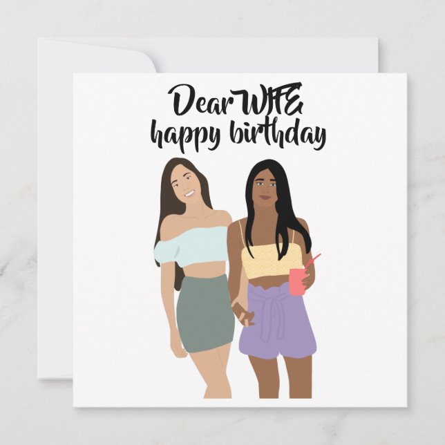 Flat Greeting Card (Front)