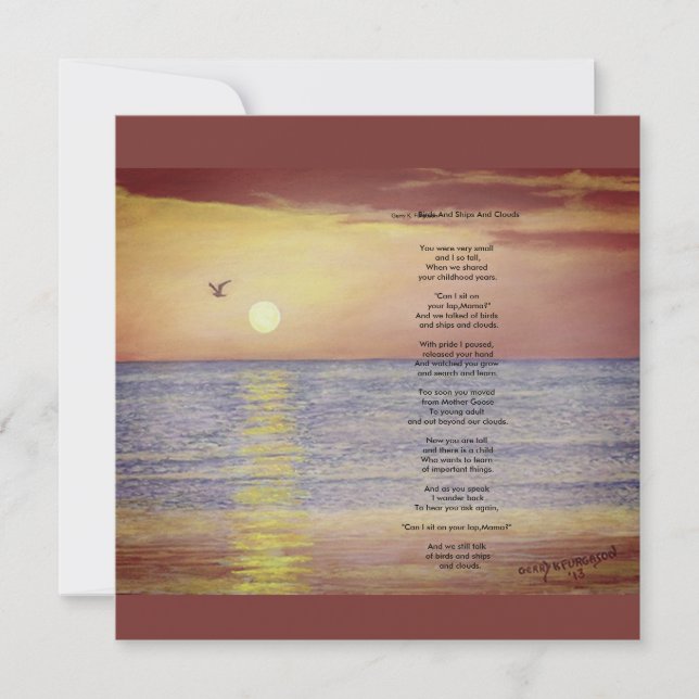 Flat Greeting Card (Front)