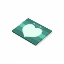 Flat Heart Icon Post-it Notes