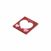 Flat Heart Icon Post-it Notes