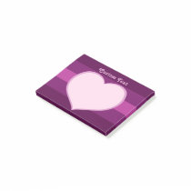 Flat Heart Icon Post-it Notes