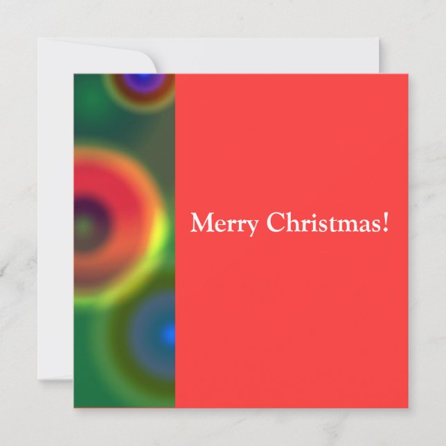 Flat Holiday Card (Front)