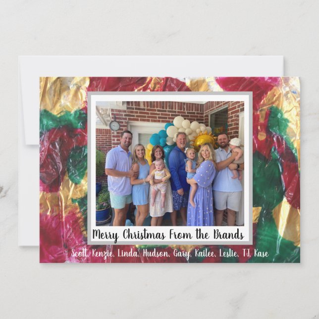 Flat Holiday Card (Front)