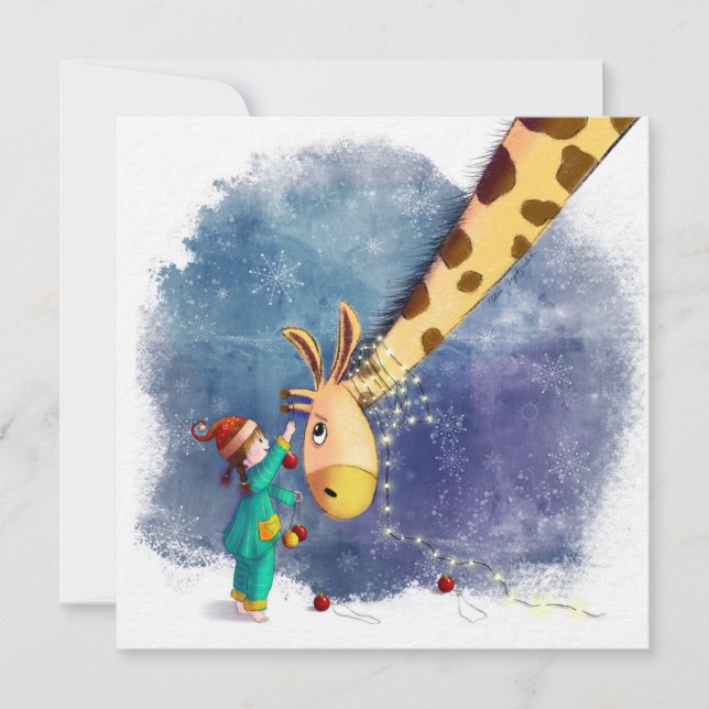 Flat Holiday Card (Front)