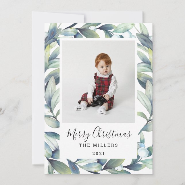 Flat Holiday Card (Front)