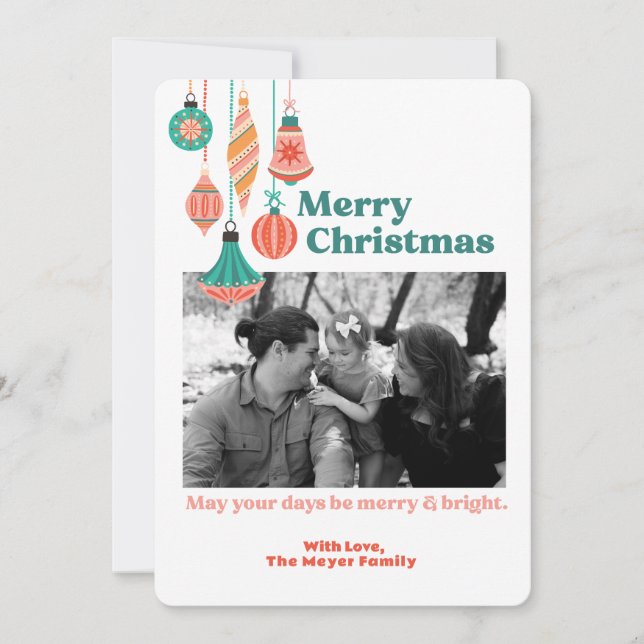 Flat Holiday Card (Front)