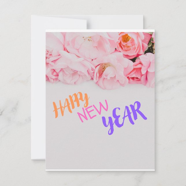 Flat Holiday Card: (Front)