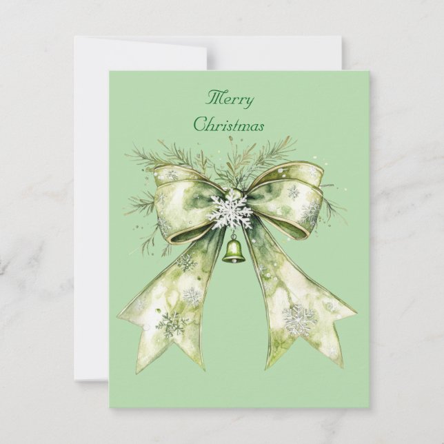 Flat holiday card (Front)