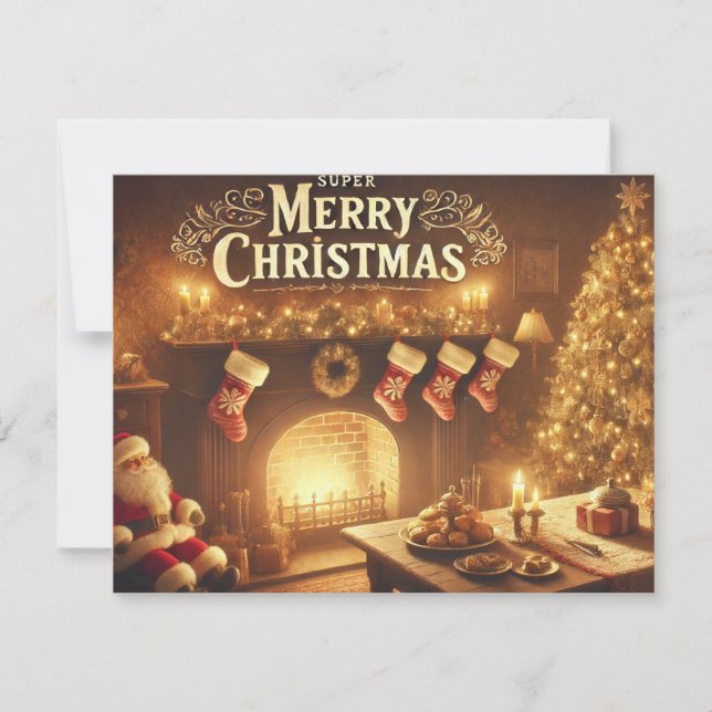 Flat Holiday Card (Front)