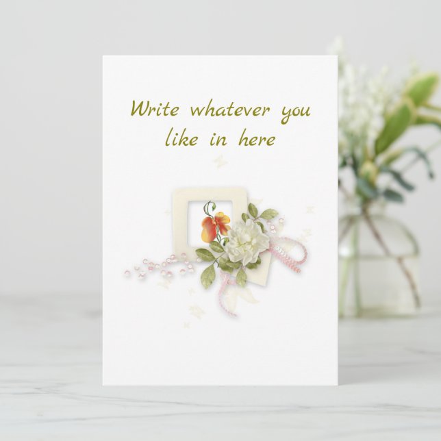 Flat  holiday card (Standing Front)