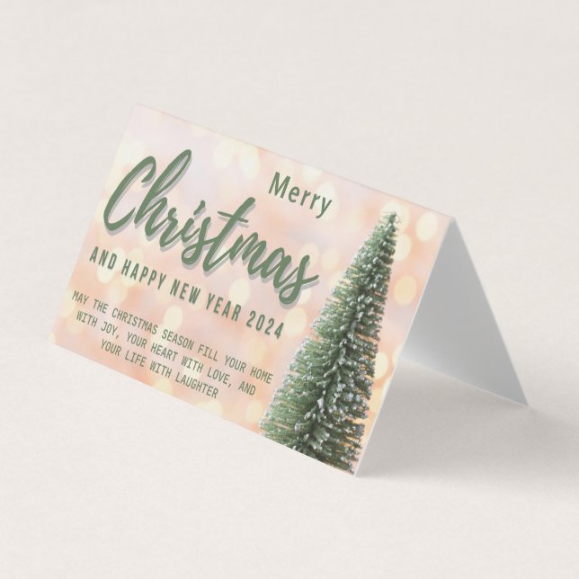 Flat Holiday Card (Front)