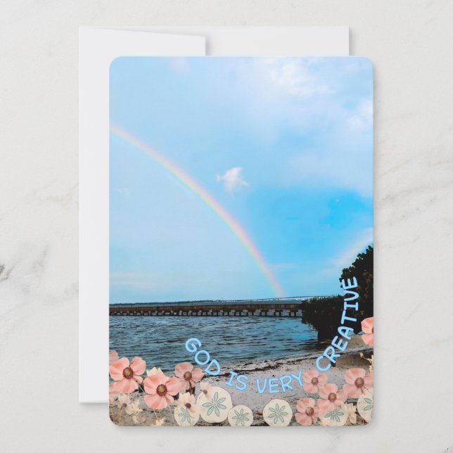 Flat Holiday Card Easter Blessings or invite (Front)