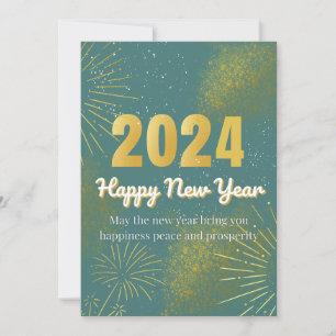 Flat Holiday Card   Perfect for the New Year