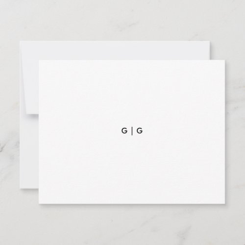Flat Holiday Card, Size: 4.25" x 5.5" Card