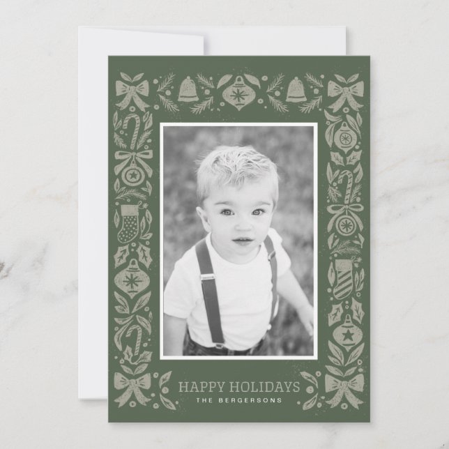 Flat Holiday Card, Size: 4.25" x 5.5", Paper: Matt (Front)