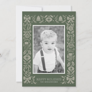 Flat Holiday Card, Size: 4.25" x 5.5", Paper: Matt