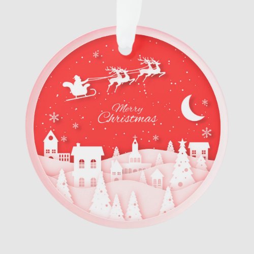 Flat Holiday Card Size 425 x 55 Paper Matt Ornament