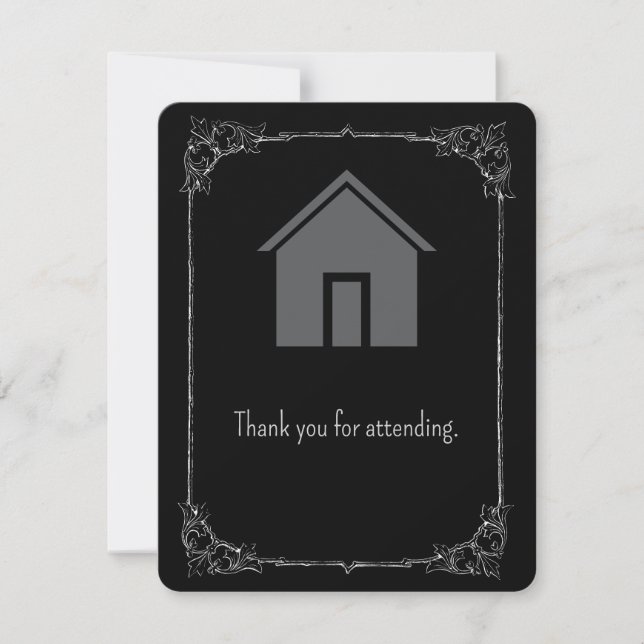 Flat Housewarming Thank You Card – Community... (Front)
