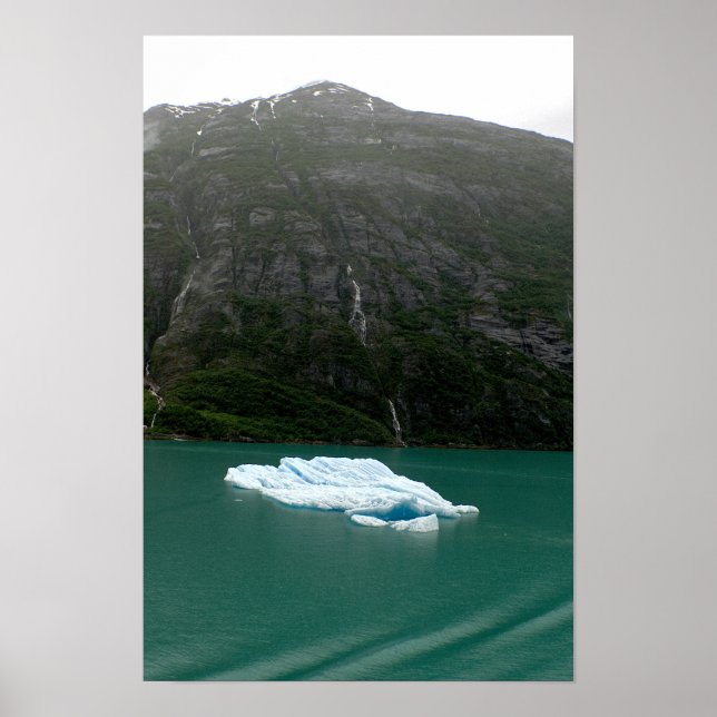 Flat Iceberg, Inside Passage - Alaska Poster (Front)