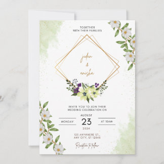 Flat Invitation, Size: 5" x 7", Paper: Matte, Enve Invitation