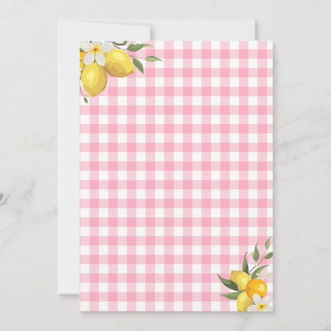 Flat Invitation, Size: 5" x 7", Paper: Signature M Invitation (Back)