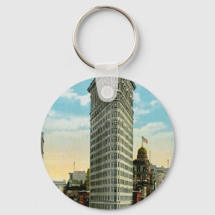Flat Iron Building. Broadway and Fifth Ave. NYC Keychain