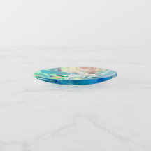 flat land center earth trinket tray