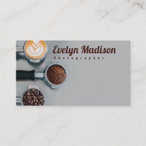 flat lay photography of coffee latte g654 business card