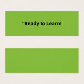 Flat Lime Green Background – School Texture (Front & Back)