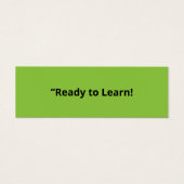 Flat Lime Green Background – School Texture (Front)