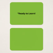 Flat Lime Green Background – School Texture (Front & Back)