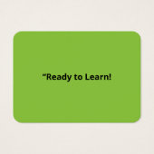 Flat Lime Green Background – School Texture (Front)