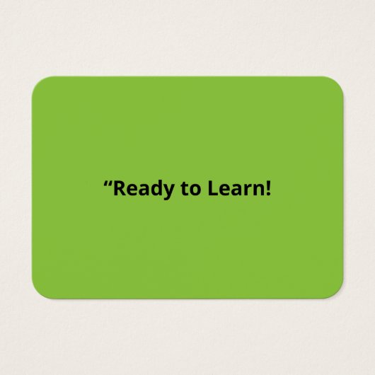 Flat Lime Green Background – School Texture (Front)