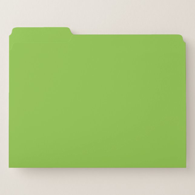 Flat Lime Green Background – School Texture File Folder (Front Left)